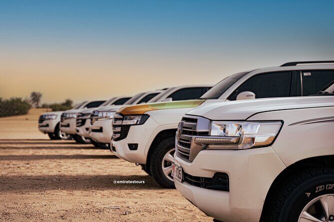 Overnight Desert Safari with BBQ Dinner & Breakfast Abu Dhabi - Pickup, The 4x4 Land Cruiser, and the Real Meaning of Dune Bashing