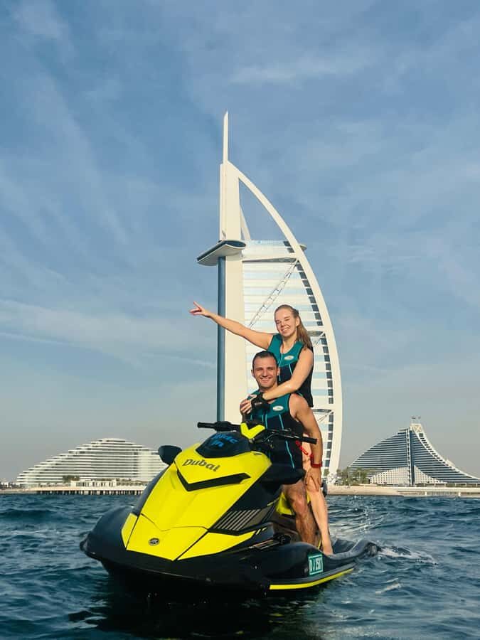 Palm Jumeirah: 1.5-Hour Guided Jet Ski Tour - Bonus photos and videos: how riders tend to walk away with more than memories