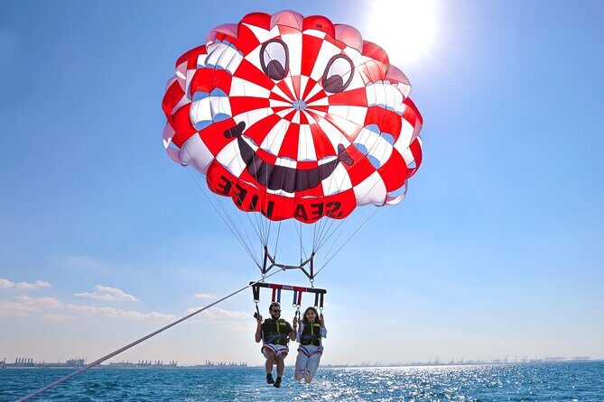 Parasailing in Dubai with Palm Jumeirah and JBR Beach views - Timing, Heat, and Weight Rules (Yes, They Really Affect Your Day)