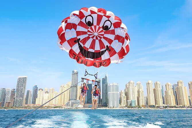 Parasailing in Dubai with Palm Jumeirah and JBR Beach views - Value for $94.90: Is It Worth It?