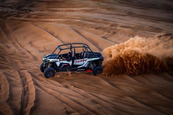 Polaris 1000CC 4Seater Buggy Rental in an open Desert Safari - Who this Polaris buggy experience fits best