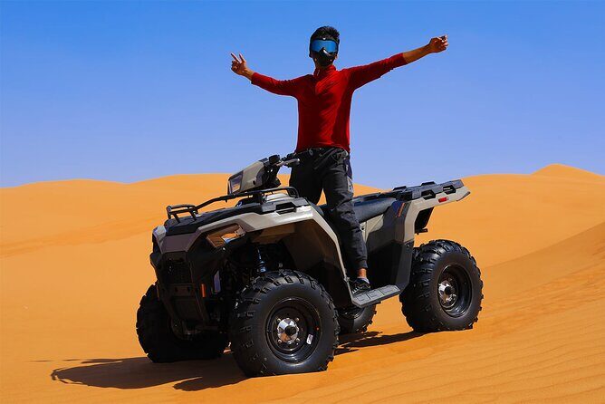 Polaris 570cc (4x4 )Quad Bike Ride +Sand Boarding- Red Dunes - Key things to know before you go