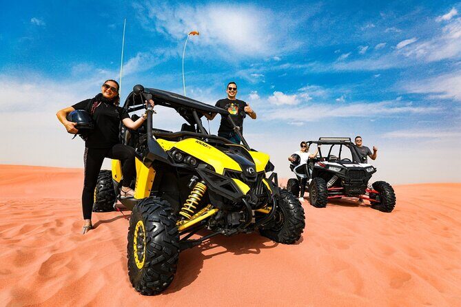 Polaris dune buggy safari Dubai - What the Camp Side Adds: Camel and Falcon Show Upgrades