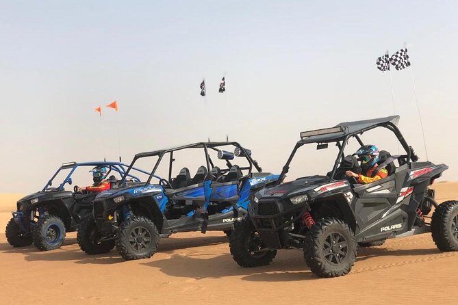 Polaris RZR 1000cc 2seater Desert Adventure Guided Tour - The Al Lahbab dunes are the point