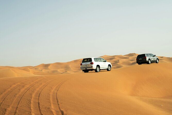 Premium Camp Dubai Desert Safari - Evening Shows: Belly Dance, Tanoura, and an Acrobatic Fire Performance