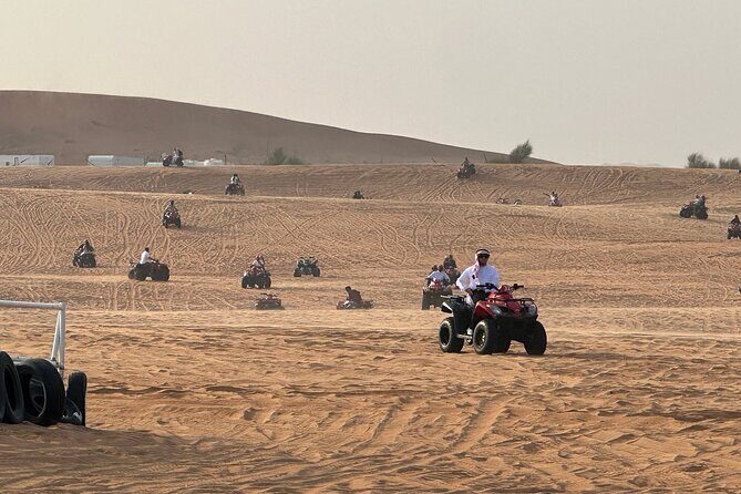 Premium Desert Safari Activities for Group and Family - The 3:00 pm Desert Drive and the Tire-Deflation Pause