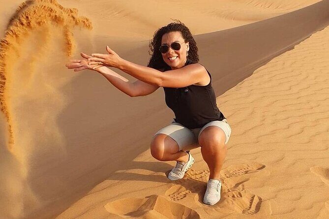 Premium Desert Safari Dubai : Dune Bashing, Camel Ride with BBQ - Lahbab Red Dunes: Dune Bashing, Sandboarding, and Photo Stops