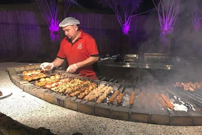 Premium Desert Safari With BBQ Dinner & Belly Dance - The live lineup: belly dance, tanoura, and a fire show