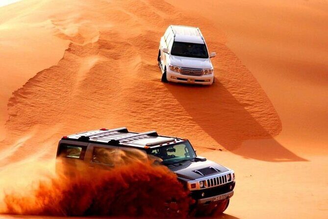 Premium Dubai Evening Red Dune Safari with BBQ Dinner - Lahbab red dunes are the point, not a side quest