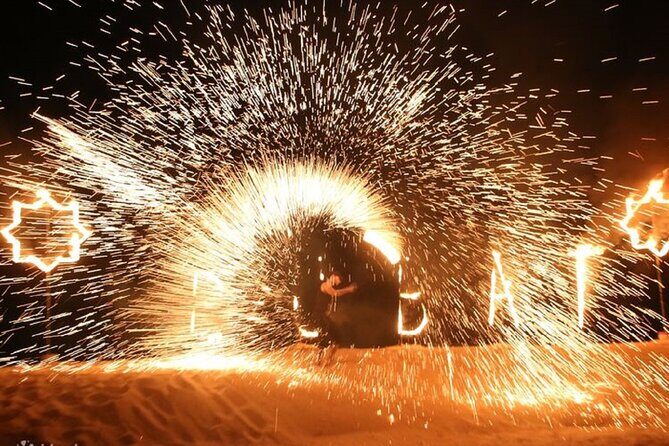 Premium Evening Desert Safari Dubai with Camel Ride & BBQ Dinner - Al Awir Camp Dinner: BBQ, Coffee or Tea, and Full Show Time