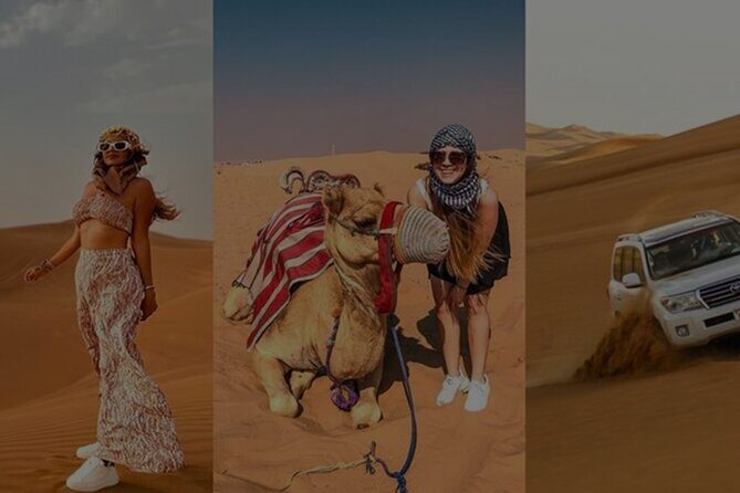 Premium Evening Desert Safari Dubai with Camel Ride & BBQ Dinner - Dune Bashing and the Sunset Photography Stop: Two Separate Moments