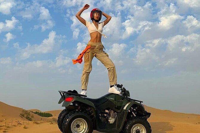 Premium Evening Desert Safari with Quad Bike, Camel Ride and BBQ Dinner - Pickup Timing and the 6-Hour Evening Flow (Start at 2:30 pm)