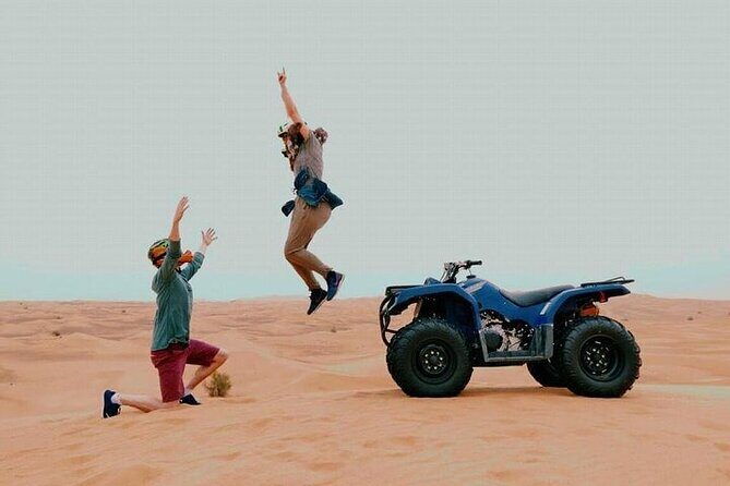 Premium Morning Red Dunes with Quad Bike - Sandboarding in the Dunes: Easy to Try, Fun to Repeat