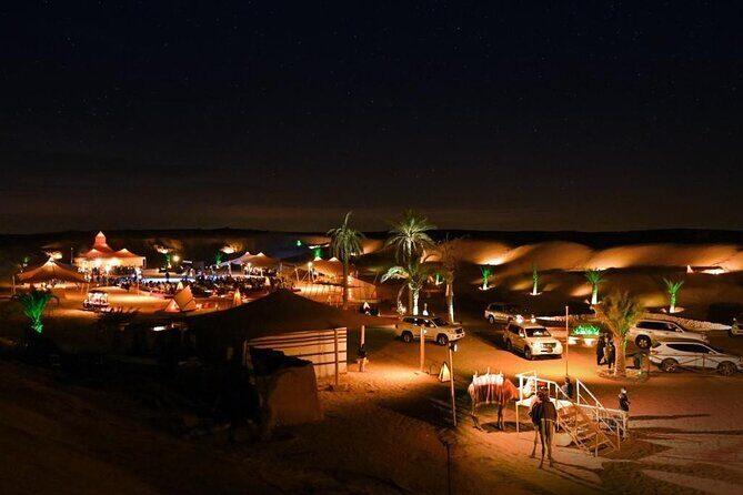 Premium Private Desert Safari with Camel Ride & Live BBQ Dinner - Arriving at the Desert Camp: More Than Just Dinner