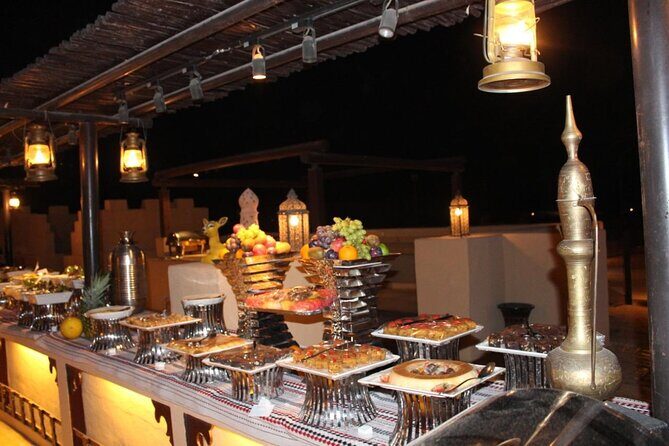 Premium Private Desert Safari with Camel Ride & Live BBQ Dinner - Live Entertainment Schedule: Belly, Tanoura, Fire, and Sufi Music