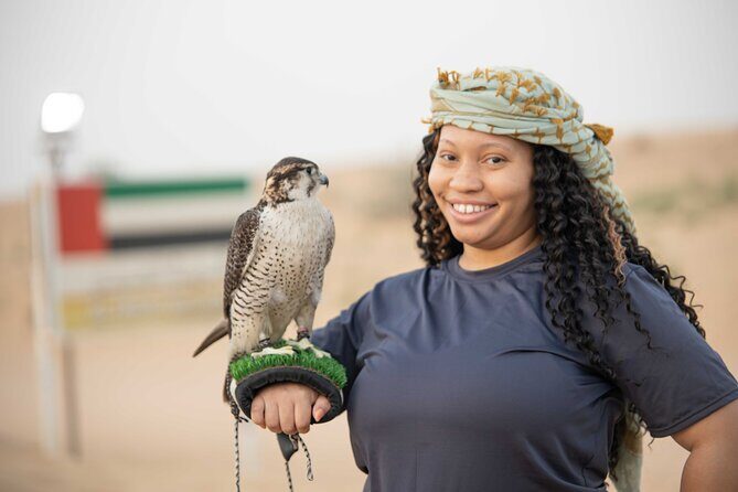 Premium Red Dunes Bashing with Quad Bike, Camel, Falcon &VIP Camp - Sandboarding and the Quiet Pause After the Chaos