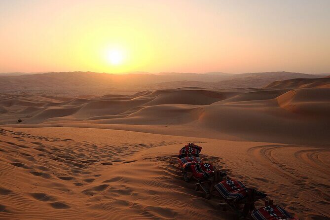 Private 4x4 For Sundowner Desert Safari - Bedouin camp welcome: kawa, dates, carpets, and the optional extras