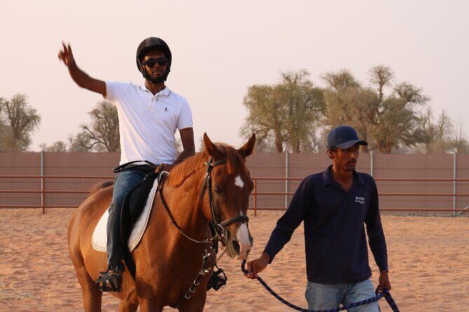 Private 4x4 Mleiha Desert Safari Horse Riding with Museum Visit - Horse riding at Mleiha: 40–60 minutes in the dunes