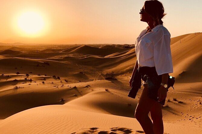 Private 4x4 Sunrise Desert Safari with Refreshments & Camel Ride in Dubai - The Lahbab sunrise stop: the part that turns a ride into a memory