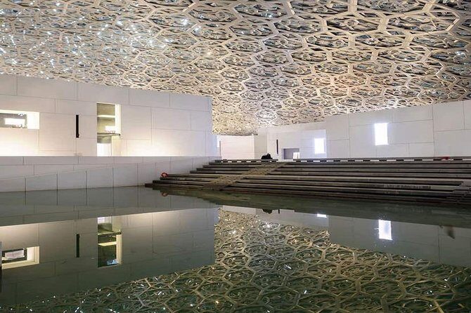 Private Abu Dhabi City Tour with Louvre Museum & Sheikh Zayed Grand Mosque - Emirates Heritage Village + Emirates Palace: culture stops that balance the big names