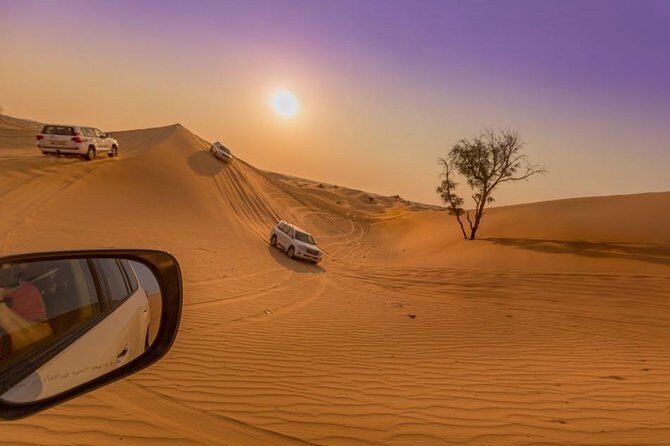 Private Abu Dhabi Desert Safari From Dubai with Hot BBQ Dinner - Private 4x4 Pickup and the 8.5-Hour Flow