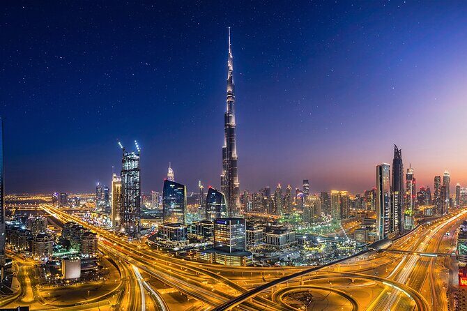 Private Basis: City Tour of Old & New Dubai through Dubai Frame - Hotel Pickup and the Desert Drive at Sunset