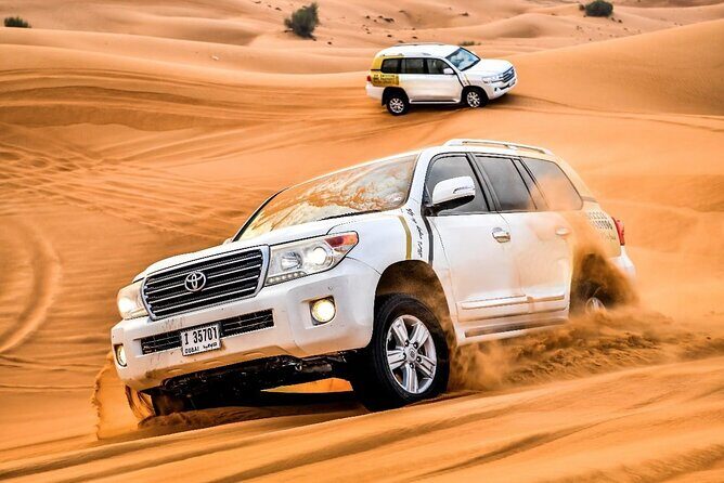 Private Desert Safari Dubai Tour With Dune Bashing and BBQ Dinner - Live Shows: Fire, Tanoura, and Two Belly Dance Sets