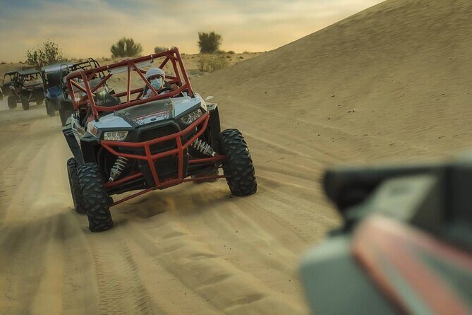 Private Desert Safari with Dune Bashing and Sandboarding - Camel ride and sandboarding from high dunes
