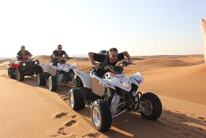 Private Desert Safari With Sand Boarding Quad bike and Camel Ride BBQ Dinner - Price and value: what $367.37 for up to 4 actually buys you