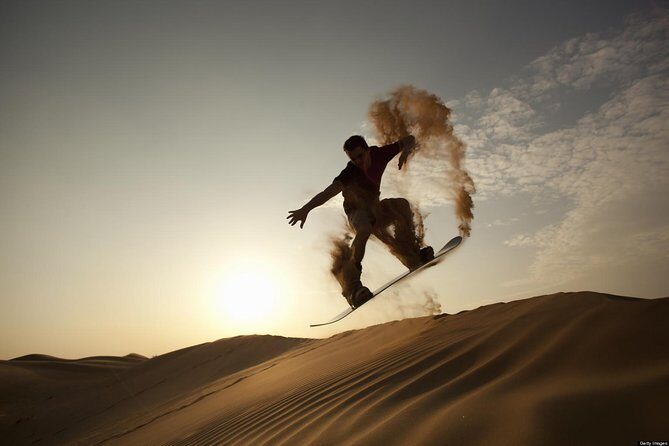 Private Desert Sandboarding Camel riding tour - Key things to know before you go