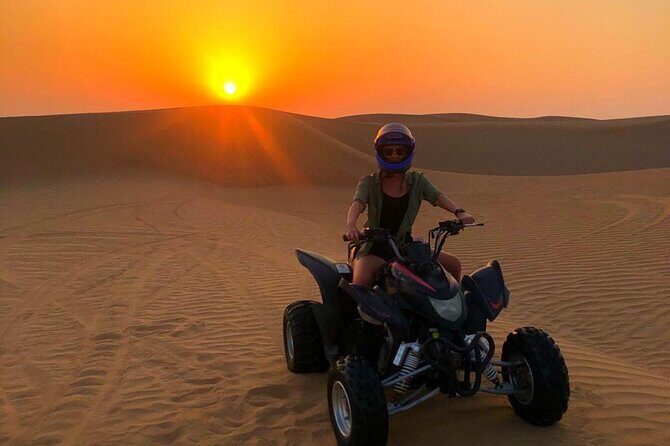 Private Dinner in middle of desert with sunset quad bike tour - Key highlights to know before you go