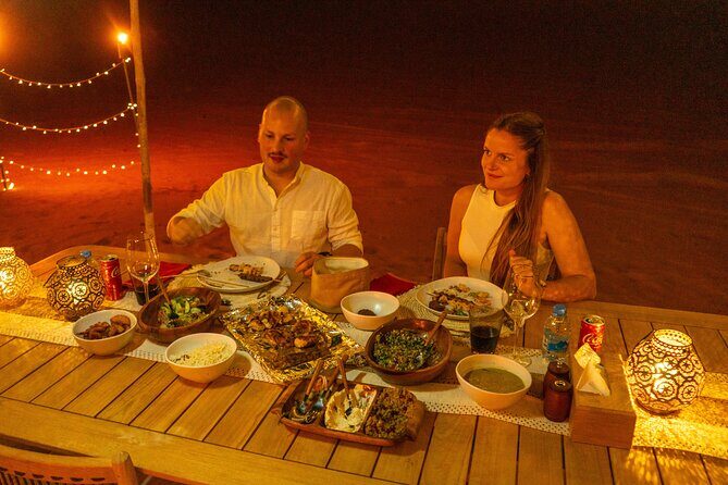 Private Dinner in the dunes in the Mleiha National Park - Campfire reset before your private dune-side Arabic BBQ