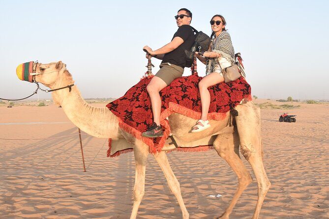 Private Evening Desert Safari Dubai 4×4 Vehicle with BBQ Dinner - Tanoura, belly dance, fire shows, and silk performance at night