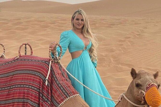 Private Evening Desert Safari: Sandboarding Camel Ride BBQ Dinner - Private door-to-dune pickup in Dubai and Sharjah
