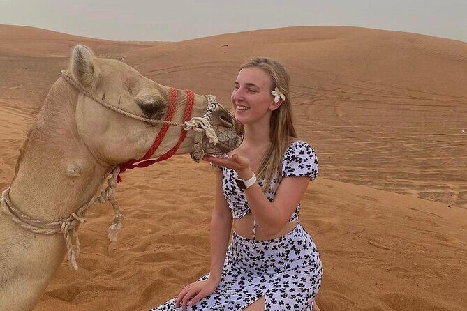 Private Evening Desert Safari: Sandboarding Camel Ride BBQ Dinner - Sandboarding plus sunset photo stop: the part you’ll actually remember