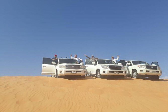Private - Evening Desert Safari with Camel Ride, BBQ Dinner and Belly Dacne - Lahbab dune bashing plus the sunset photo stop