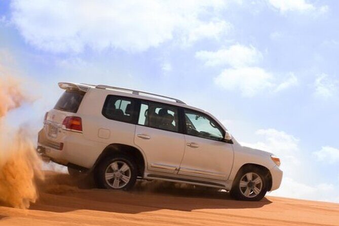 Private Evening Desert Safari with Camel Ride, SandBoard & BBQ - BBQ Dinner Under the Open Sky With Separate Table Setup