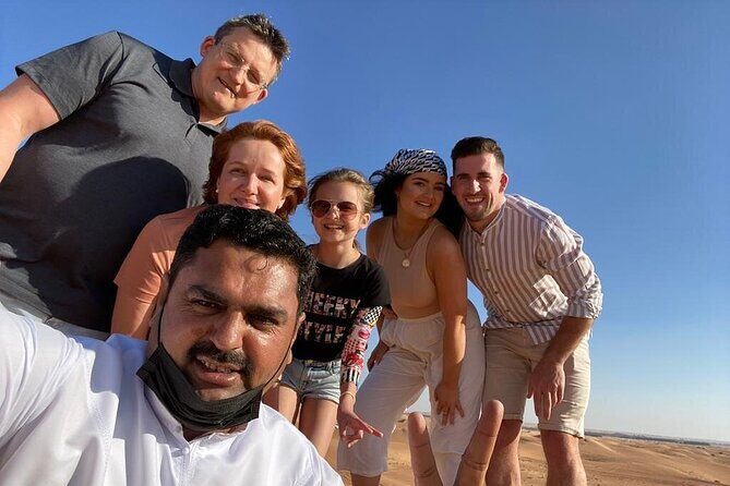 Private Evening Thriller Desert Safari & BBQ Dinner - Sandboarding and the quick camel ride: included, but keep your expectations realistic