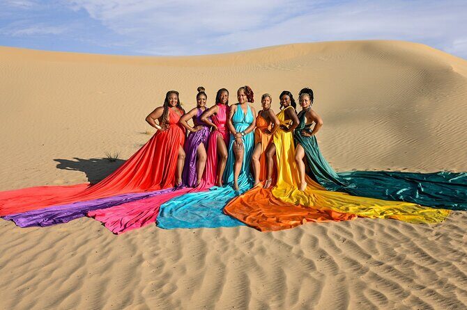 Private Flying Dress Photography in Dubai with Private Transfers - Key points before you book