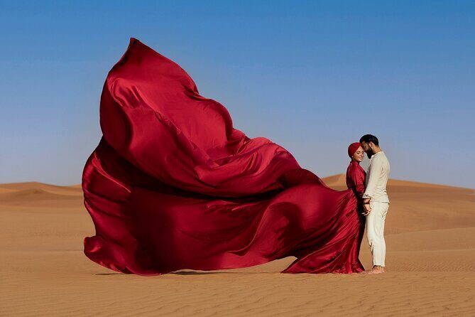 Private Flying Dress Photography in Dubai with Private Transfers - The Flying Dress Itself: Fit, Outfit Change, and What the Staff Does