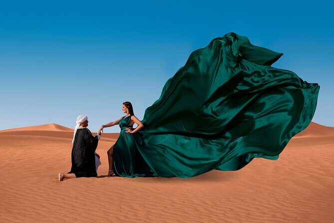 Private Flying Dress Photography in Dubai with Private Transfers - Your Photo Package: 12 Edited Pictures Plus All Originals