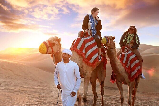 Private Lahbab Desert Safari - The entertainment and dinner flow under the open sky
