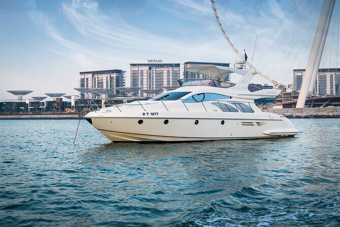 Private Luxury Yacht Cruise for up to 20 people - Dubai Marina Canal Views: Twisting Tower and Xline from the Water