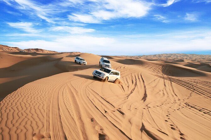 Private Morning Desert Safari From Dubai - Margham or Lehbab: dune bashing, sandboarding, and photo stops