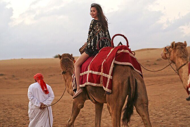 Private Morning Desert Safari with Camel Ride & Sandboarding - Sandboarding at the right time: more fun than you think