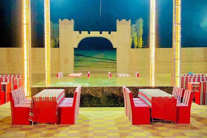 Private Premium Dubai Desert Safari with Camel Ride and Live Show - Desert Camp Night: Henna, Sheesha Lounge, and the Big Shows