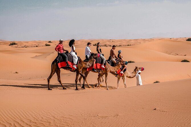 Private Premium Dubai Desert Safari with Camel Ride and Live Show - Red Sands Dune Bashing in a 4x4: Thrill With Control