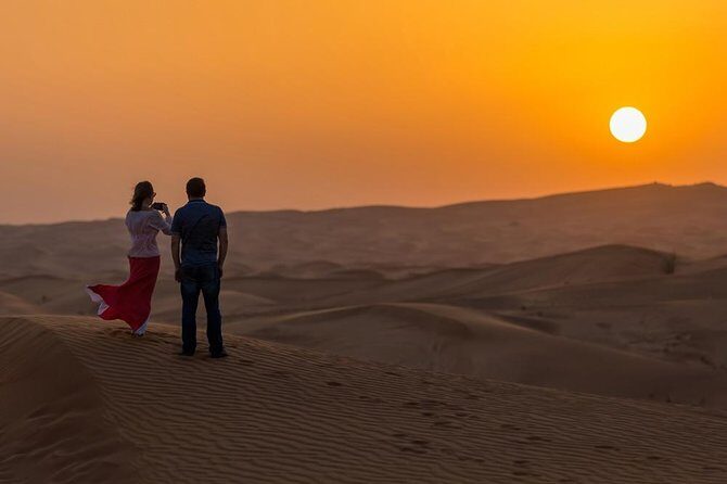Private Romantic Dinner in Desert Abu Dhabi with Hot BBQ Dinner - 30 minutes of dune bashing: fun, fast, and physically bumpy