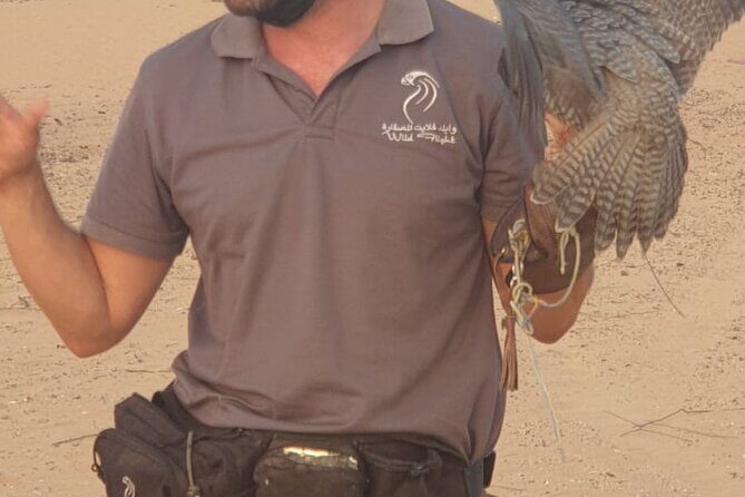 Private setup, Falcon photo , Dinner, Sunset in middle of Desert - BBQ Dinner in a Private Setup: Torch-Lit, Calm, and Uncomplicated