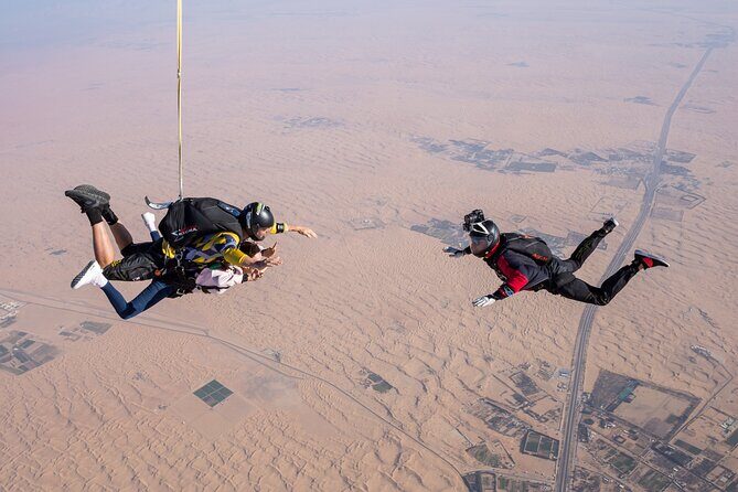 Private Skydive at the Palm Dubai Experience with Transfer Option - Meeting Your Instructor: Harness Fit, Safety Briefing, and Body Position